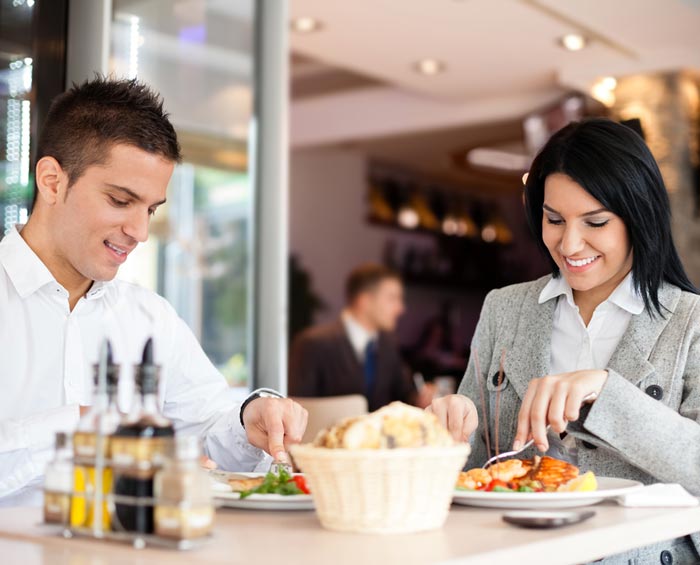 business lunch pranzo di lavoro